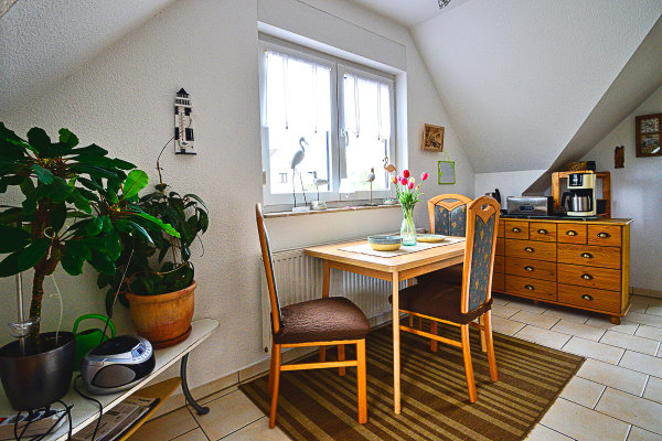 Ferienwohnung Bansin Usedom Kche mit Essecke